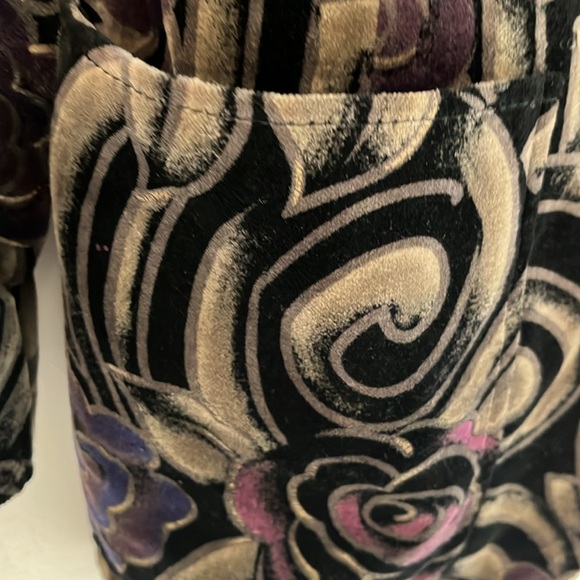 Ungaro Womens Velvet Floral 2 Piece Skirt - Picture 5 of 7